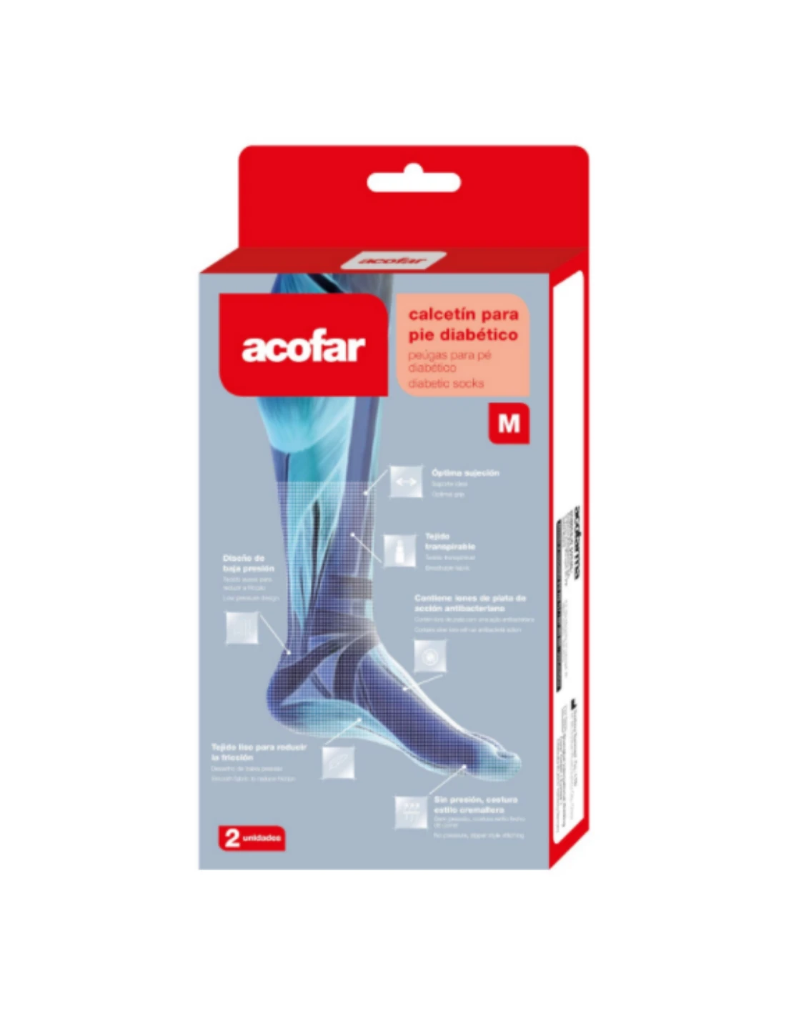 Acofar Calcetín Pie Diabético 3 Acofar Calcetín Pie Diabético