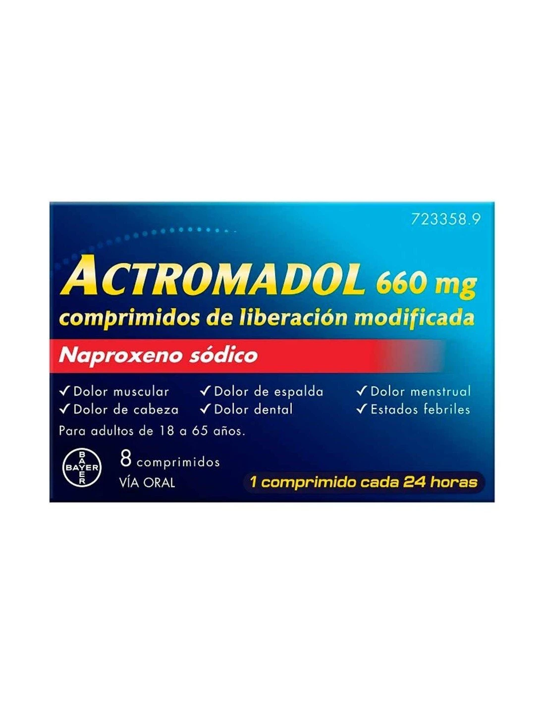 Bayer Actromadol 660 Mg 8 Comprimidos De Liberación Modificada 3 Bayer Actromadol 660 Mg 8 Comprimidos De Liberación Modificada