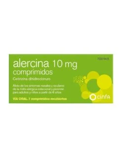 Alercina 10mg 7 Comprimidos