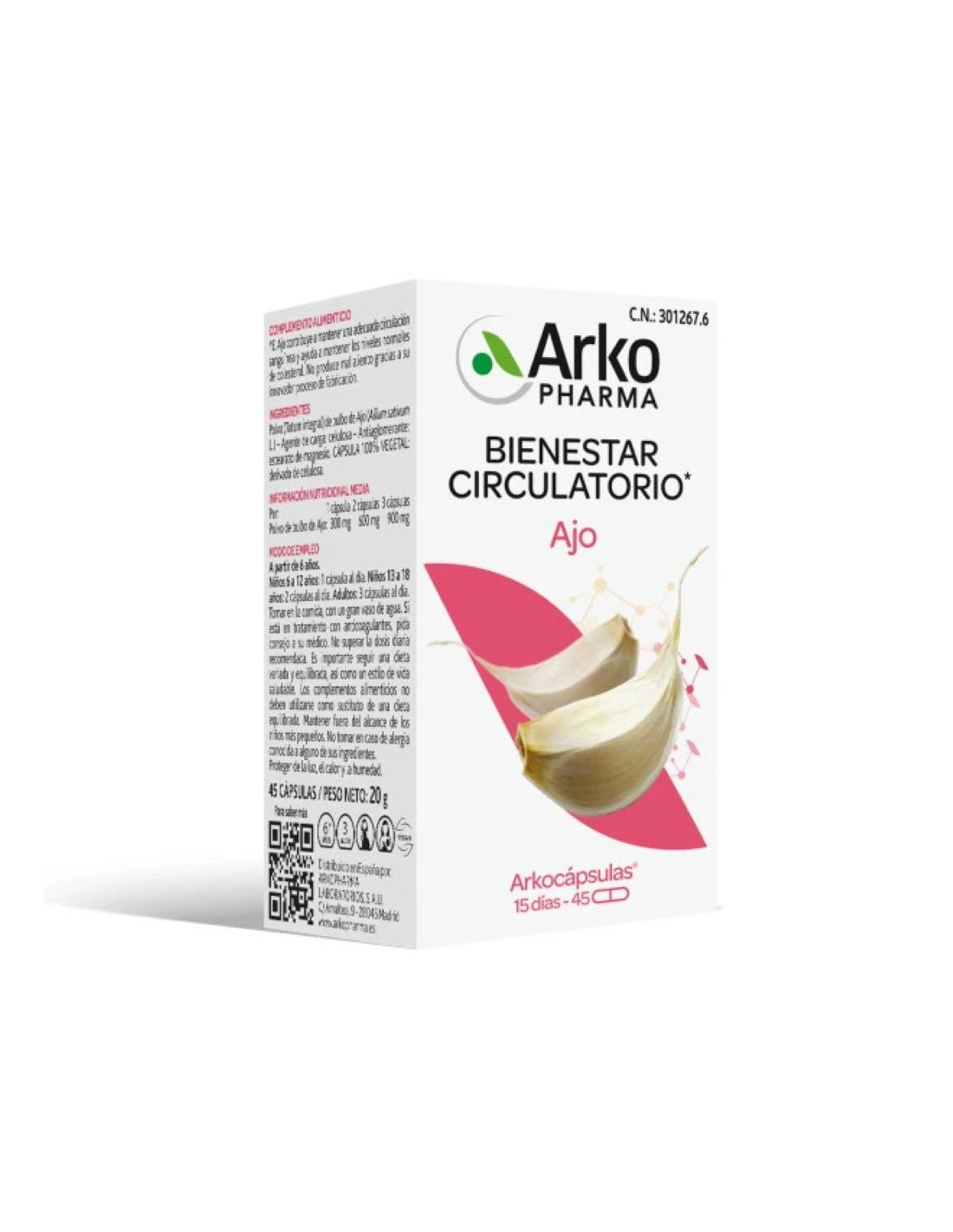Arkocápsulas Ajo Cápsulas 3 Arkocápsulas Ajo Cápsulas