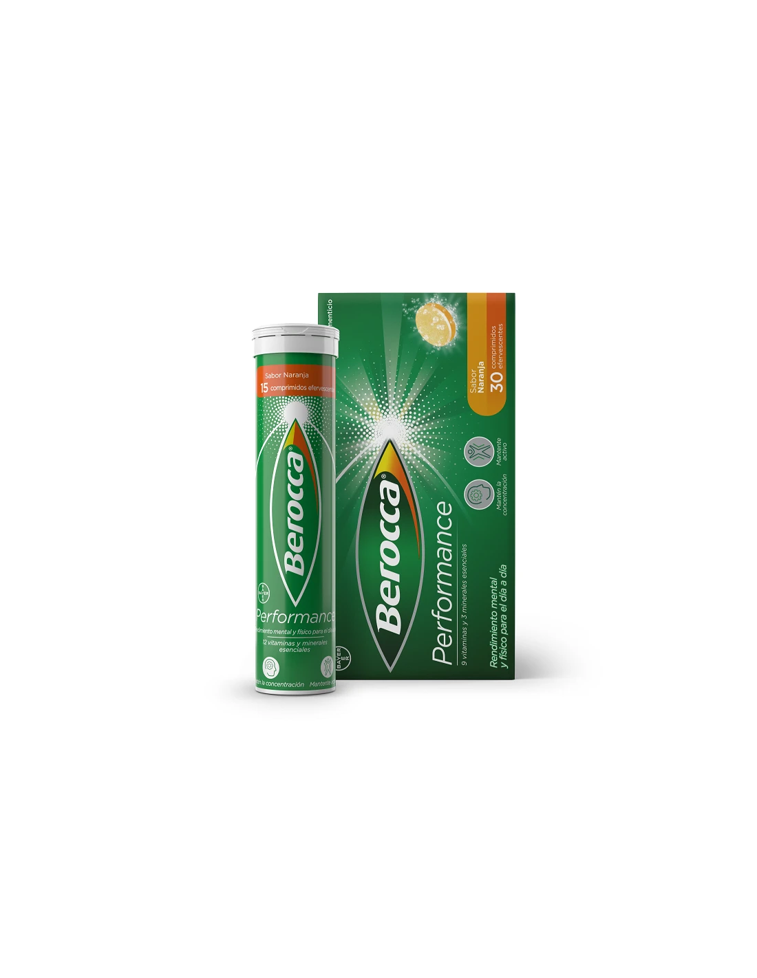 Berocca Performance 30 Comprimidos Efervescentes Sabor Naranja 3 Berocca Performance 30 Comprimidos Efervescentes Sabor Naranja