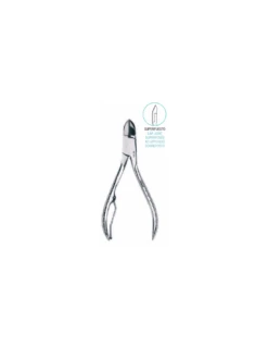 Beter Alicate Manicura Uñas Curvo Cromado 10,3cm