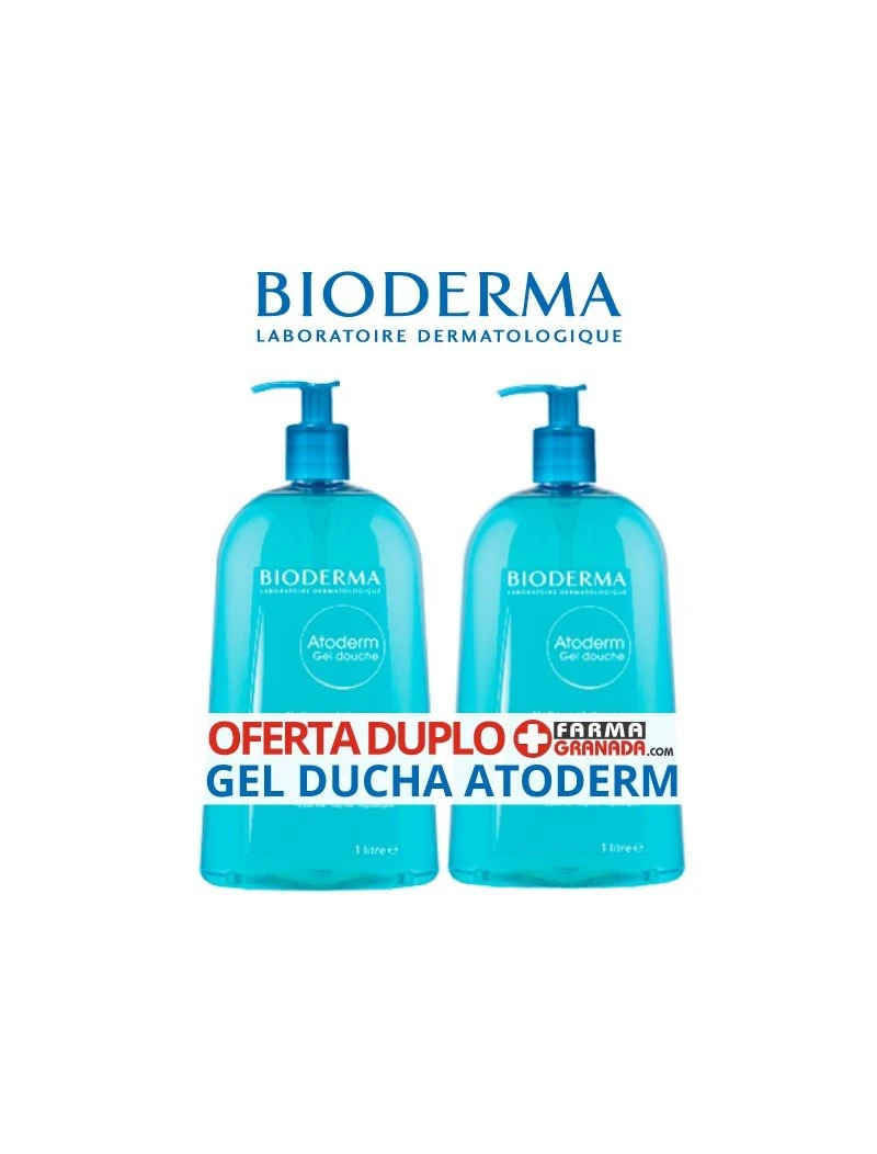 Bioderma Duplo Atoderm Gel De Ducha 1L + 1L 3 Bioderma Duplo Atoderm Gel De Ducha 1L + 1L