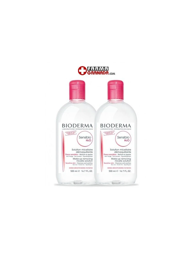 Bioderma Pack DUPLO Micelar Sensibio H2O 500ml + 500ml 3 Bioderma Pack DUPLO Micelar Sensibio H2O 500ml + 500ml