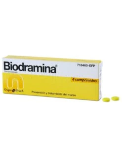 Biodramina 50mg 4 Comprimidos