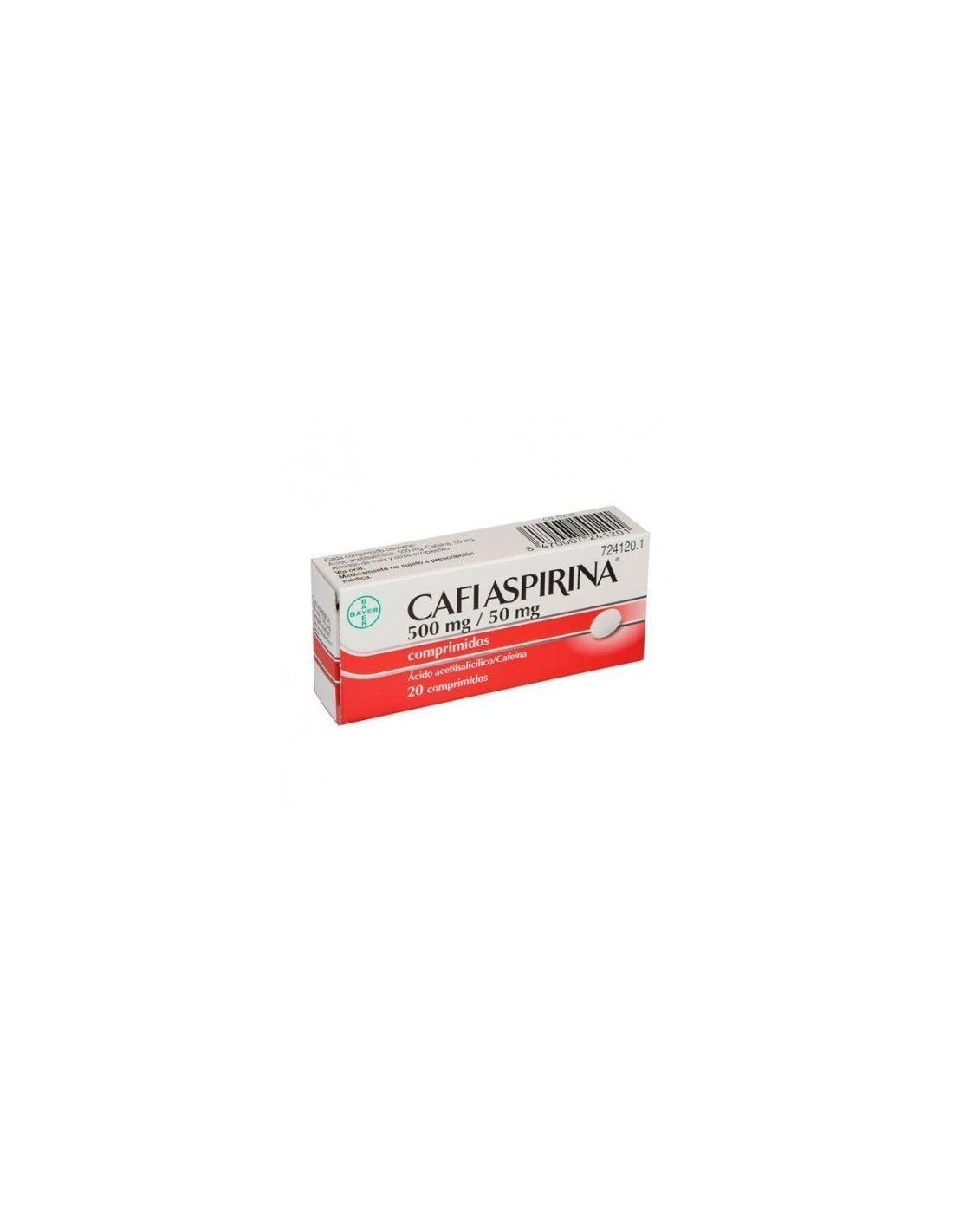 Cafiaspirina 500/50 Mg 20 Comprimidos 3 Cafiaspirina 500/50 Mg 20 Comprimidos