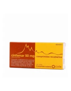 Cinfamar 50mg 10 Comprimidos