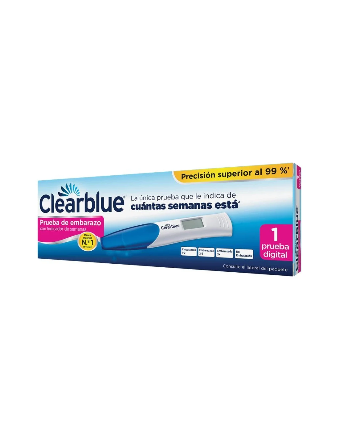 Clearblue Digital Prueba De Embarazo Con Indicador De Concepción 3 Clearblue Digital Prueba De Embarazo Con Indicador De Concepción