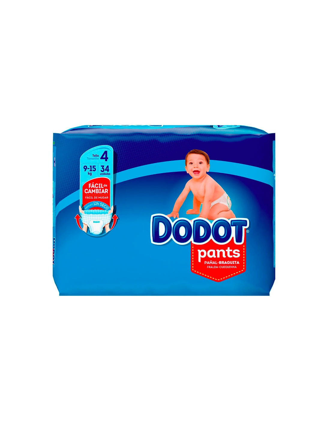 Dodot Pañal Pants T4 9-15kg 34 Unidades 3 Dodot Pañal Pants T4 9-15kg 34 Unidades