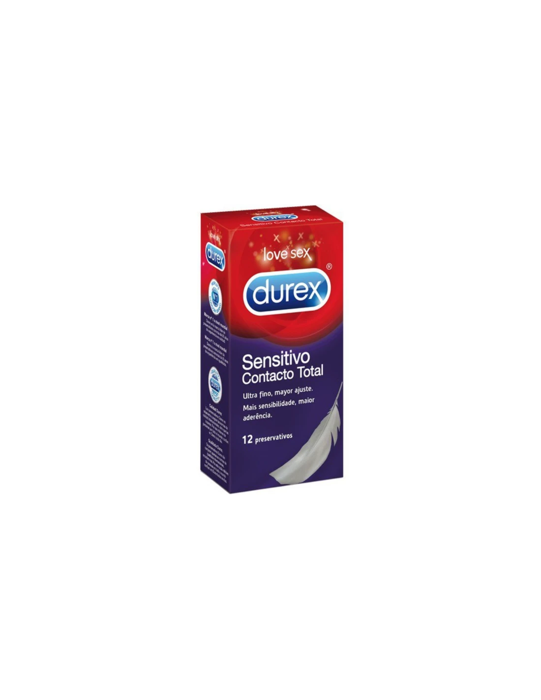 Durex Sensitivo Contacto Total 12 Preservativos 3 Durex Sensitivo Contacto Total 12 Preservativos