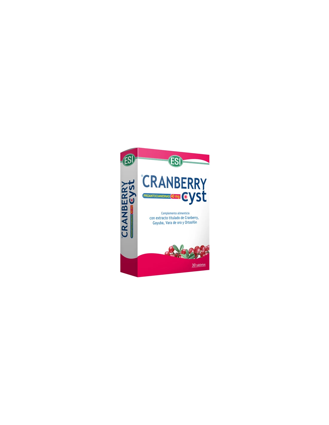 ESI Cranberry Cyst 30 Comprimidos 3 ESI Cranberry Cyst 30 Comprimidos