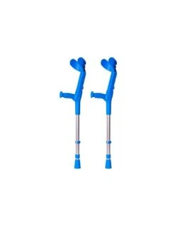 Forta BCR-N Muletas Infantiles Aluminio Birregulable Azul 2 Unidades