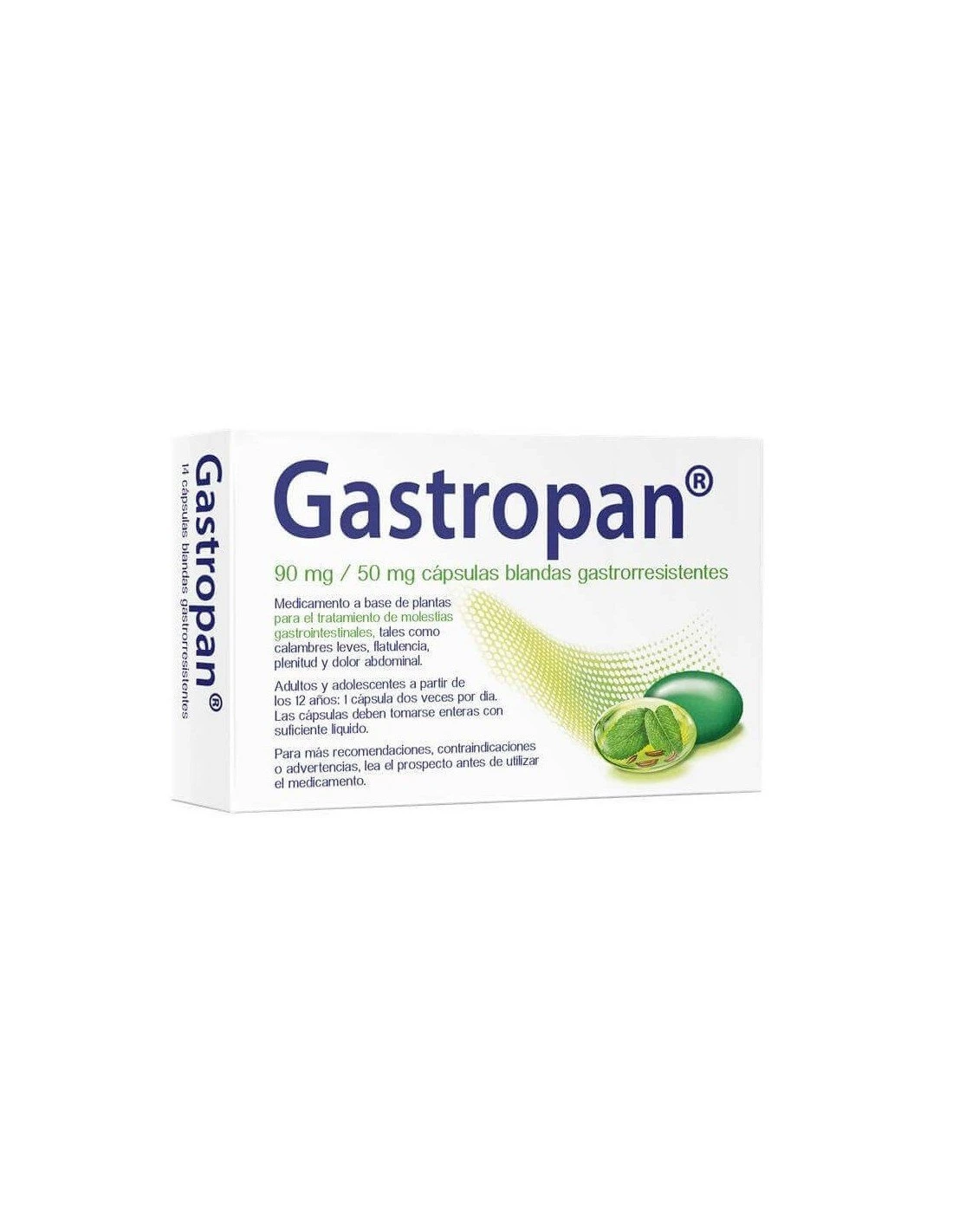 Gastropan 90mg/50mg 14 Cápsulas Blandas 3 Gastropan 90mg/50mg 14 Cápsulas Blandas