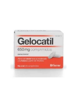 Gelocatil 650mg 20 Comprimidos