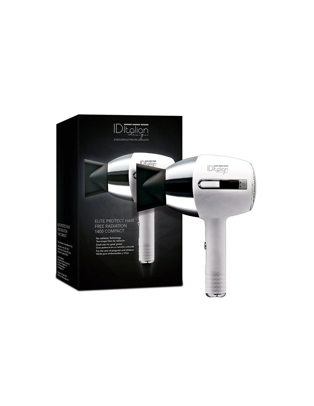 Italian Design Secador Elite Compact Protect Hair 1400W 3 Italian Design Secador Elite Compact Protect Hair 1400W