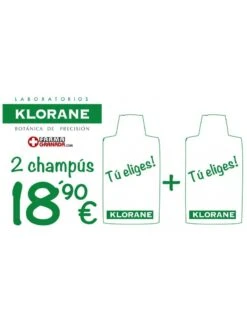 Klorane Duplo Champús 400ml A ELEGIR