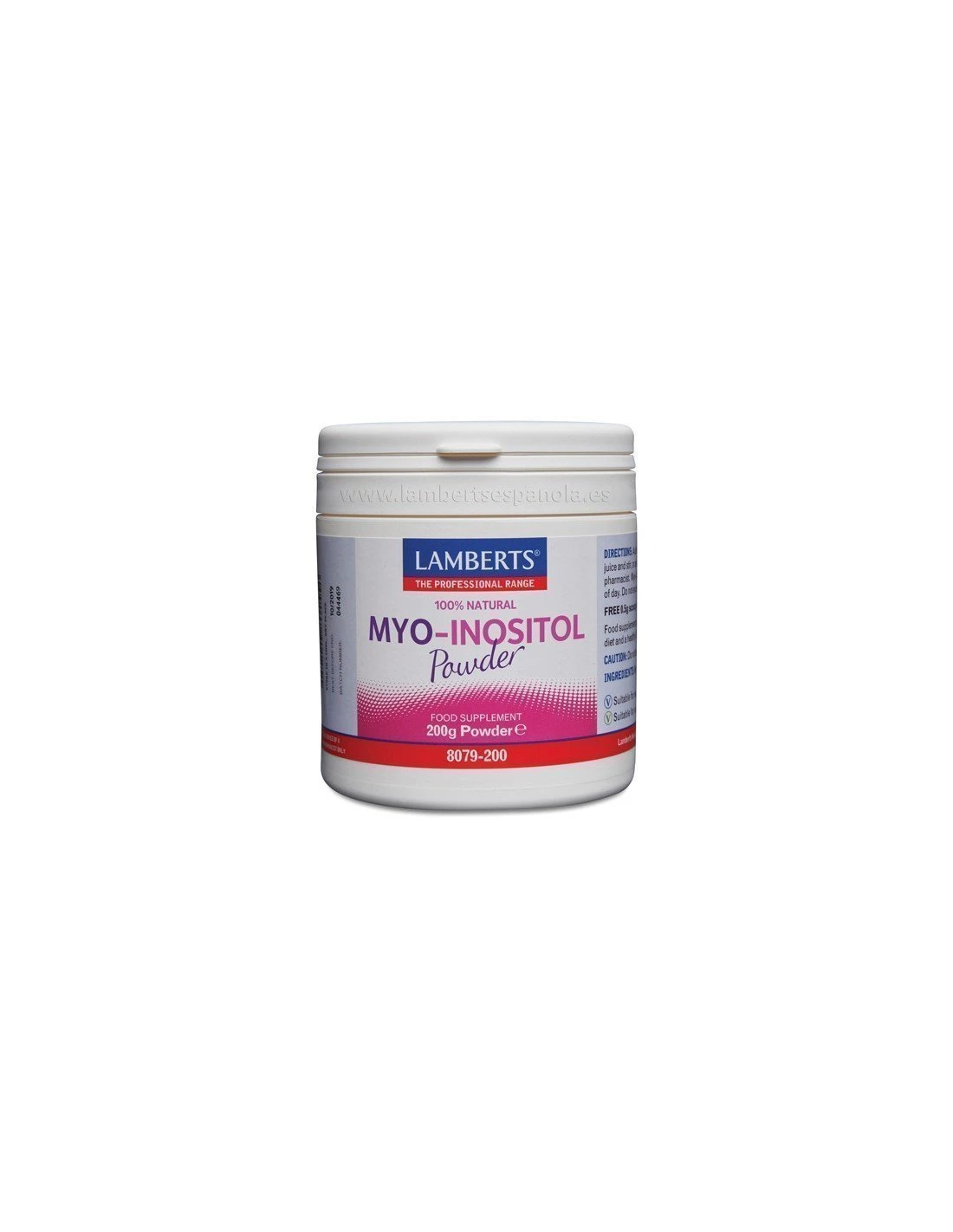 Lamberts MYO-Inositol Polvo 200g 3 Lamberts MYO-Inositol Polvo 200g