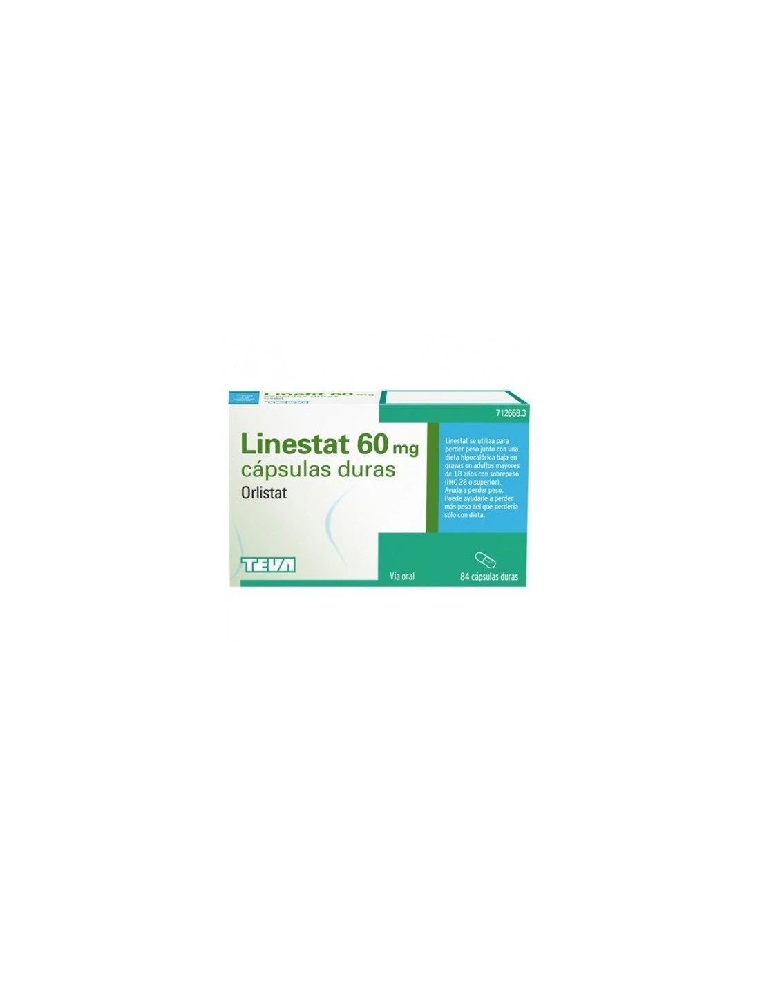 Linestat 60mg 84 Cápsulas 3 Linestat 60mg 84 Cápsulas
