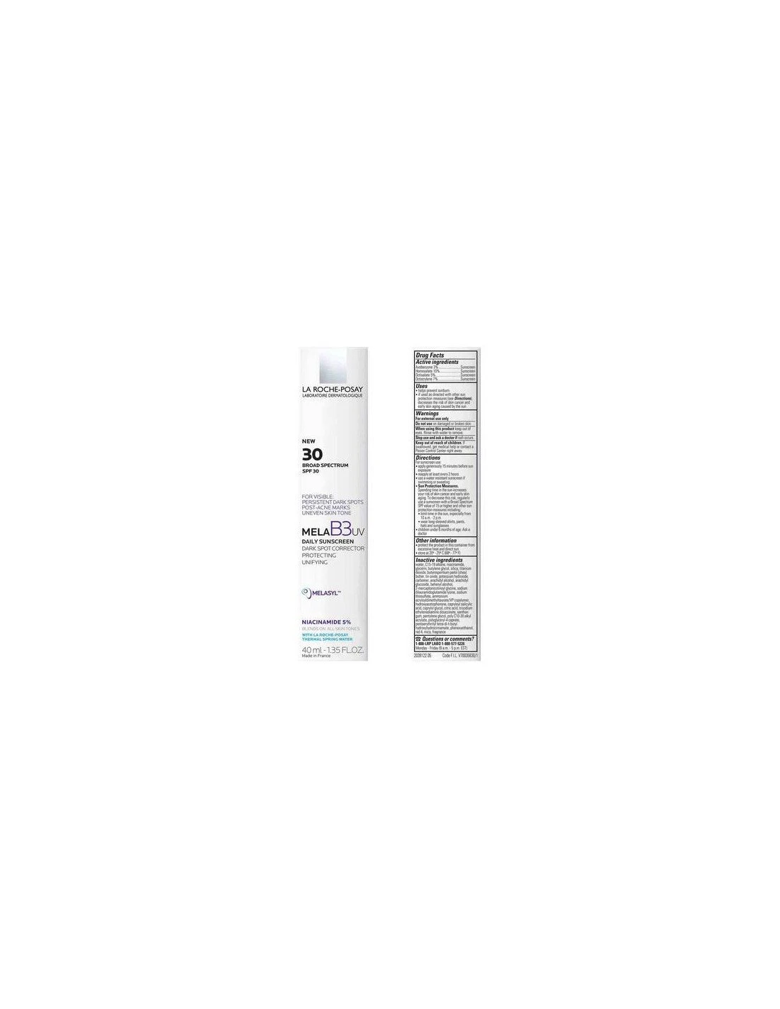 LA ROCHE-POSAY L.R.P. Mela B3 Crema 40ml 4 LA ROCHE-POSAY L.R.P. Mela B3 Crema 40ml - Imagen 2