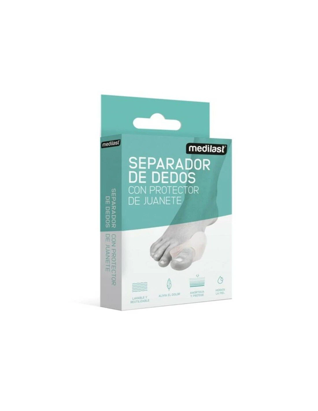 Medilast Separador Dedos Con Protector Juanete 3 Medilast Separador Dedos Con Protector Juanete