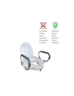 Mobiclinic Alcalá Elevador De Inodoro Tapa Reposabrazos Abatibles 10cm -Skin Ceuticals Tienda mobiclinic alcala elevador inodoro tapa reposabrazos abatibles 2