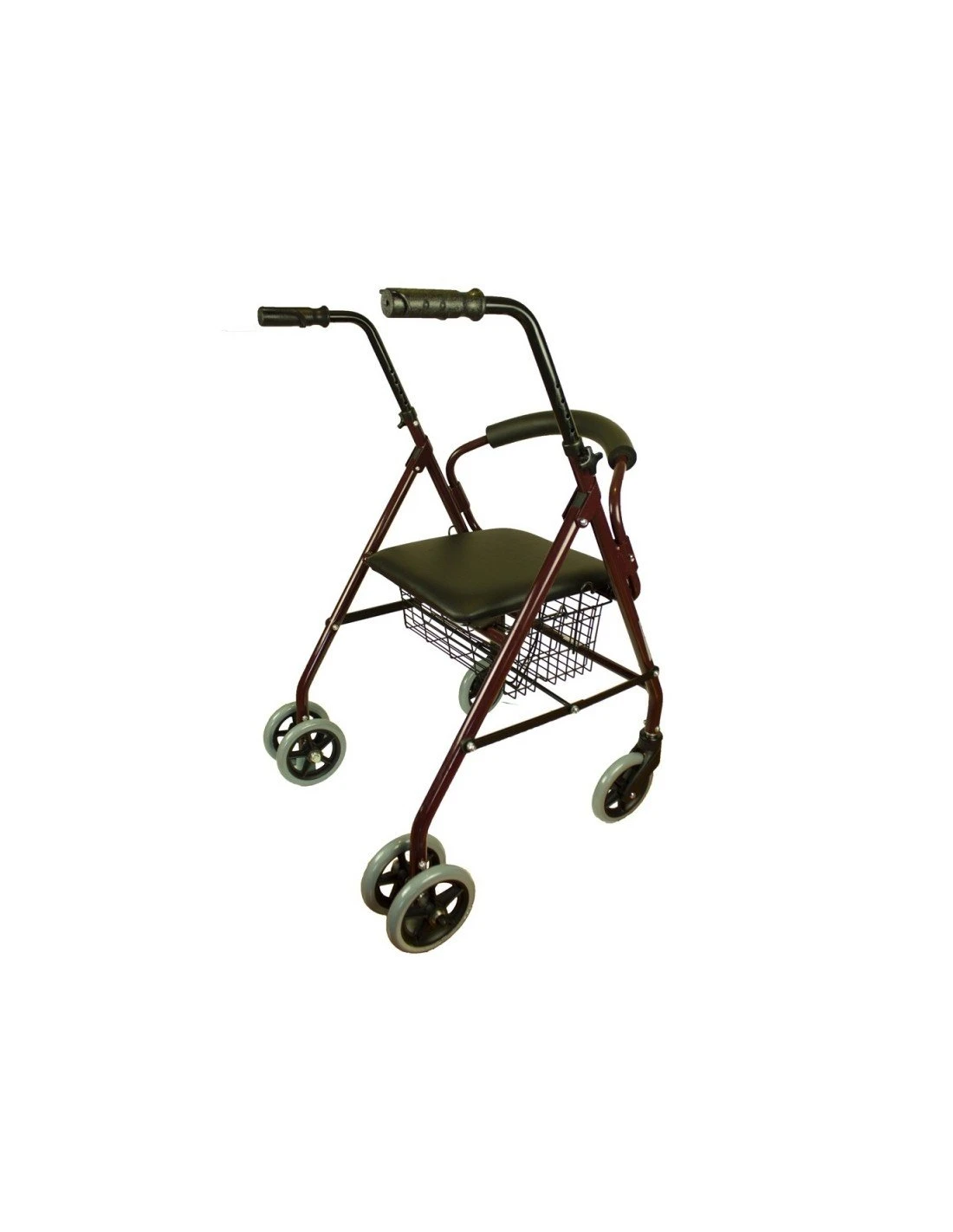 Mobiclinic Prado Andador Rollator Aluminio Plegable Asiento Con Respaldo Y Cesta 5 Mobiclinic Prado Andador Rollator Aluminio Plegable Asiento Con Respaldo Y Cesta - Imagen 3