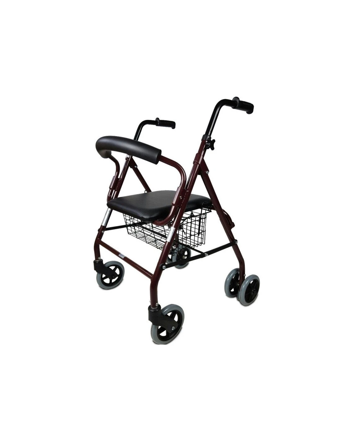 Mobiclinic Prado Andador Rollator Aluminio Plegable Asiento Con Respaldo Y Cesta 3 Mobiclinic Prado Andador Rollator Aluminio Plegable Asiento Con Respaldo Y Cesta