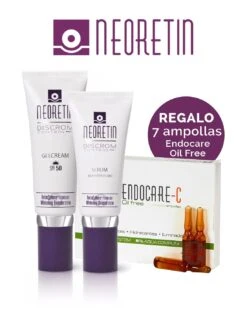 Neoretin Pack Despigmentante Gel Crema + Sérum + 7 Ampollas Endocare Oil Free De REGALO