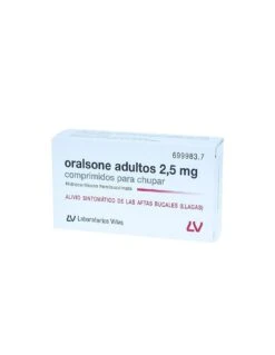 Oralsone Adultos 2,5mg 12 Comprimidos Para Chupar