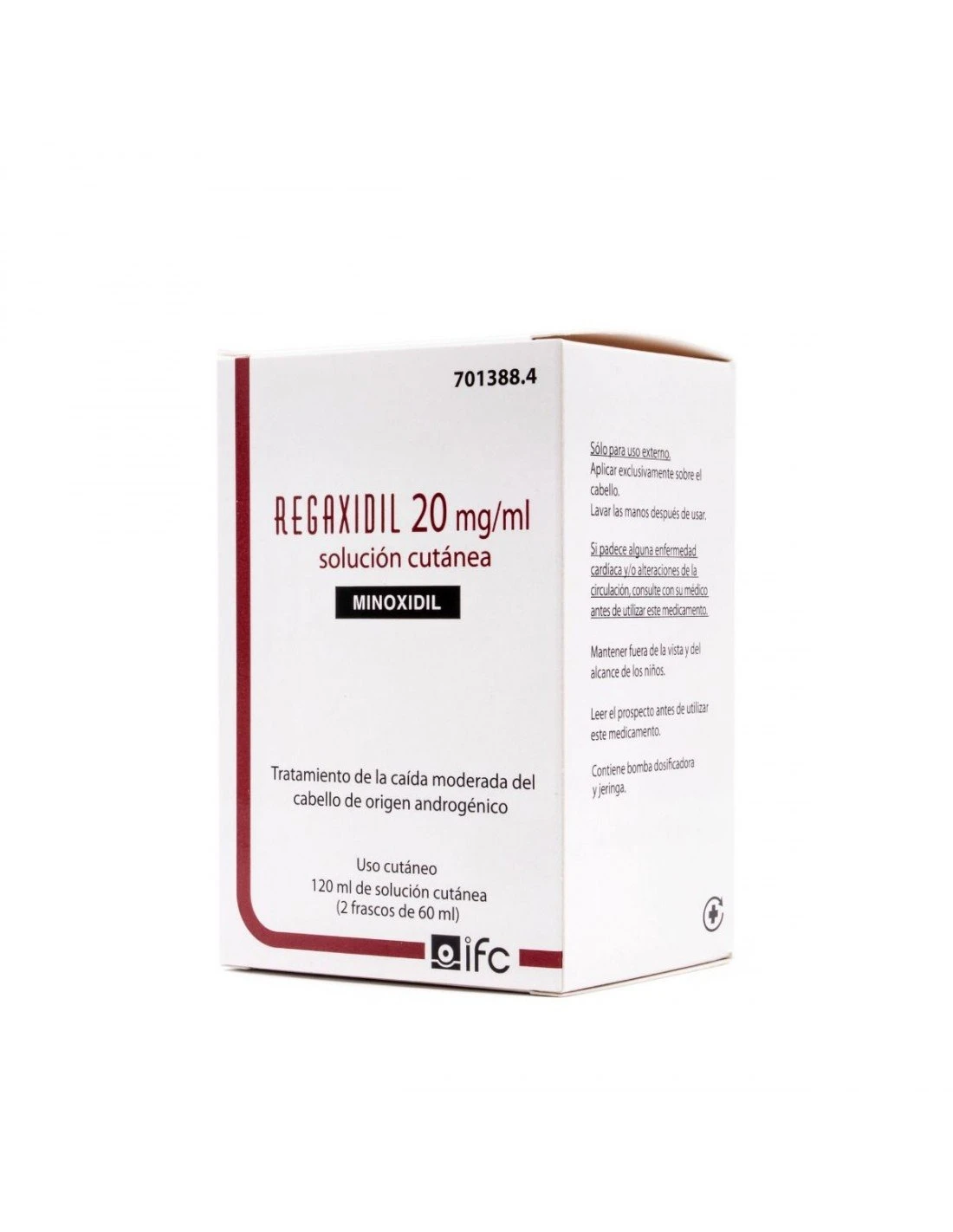 Regaxidil 20mg/ml Solución Cutánea 2 Frascos 60ml 3 Regaxidil 20mg/ml Solución Cutánea 2 Frascos 60ml