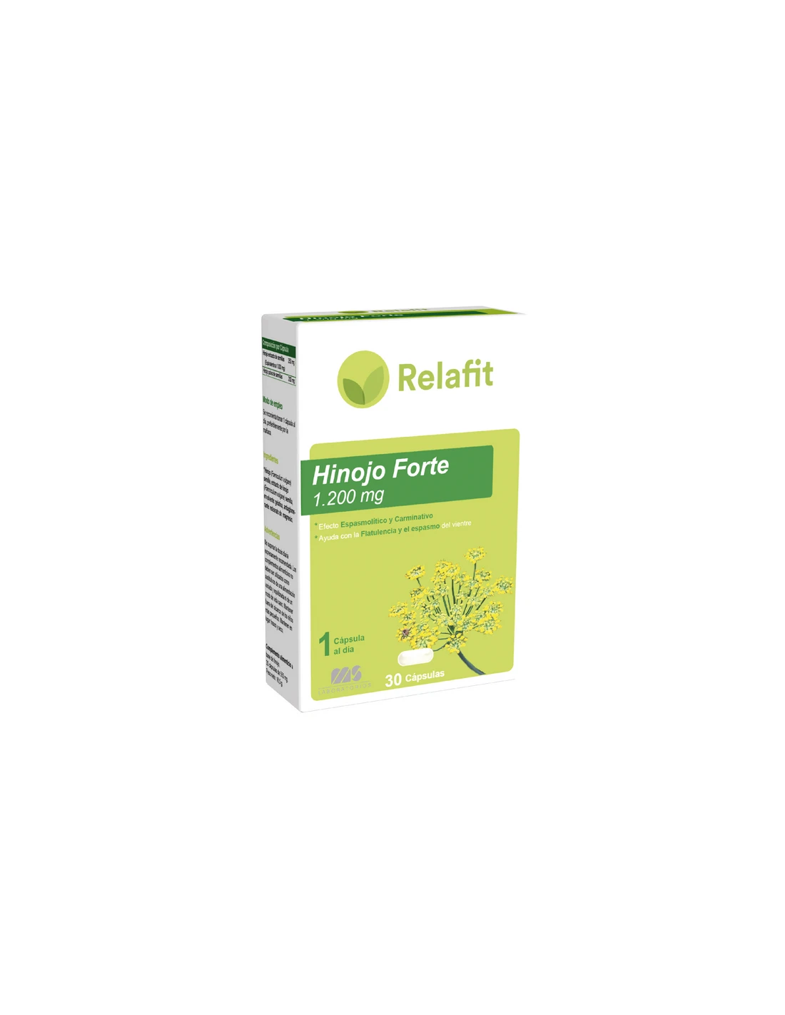 Relafit Hinojo Forte 1.200mg 30 Cápsulas 3 Relafit Hinojo Forte 1.200mg 30 Cápsulas