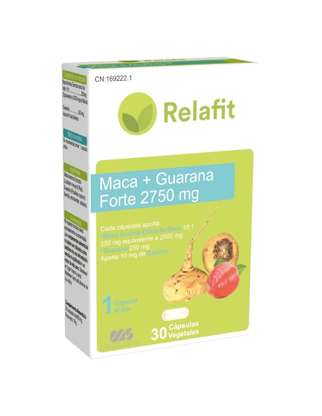 Relafit Maca Y Guaraná Forte 30 Cápsulas 3 Relafit Maca Y Guaraná Forte 30 Cápsulas