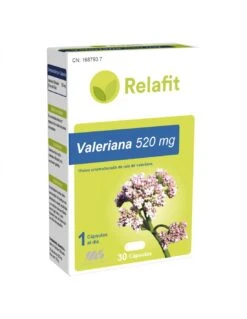 Relafit Valeriana 520mg 30 Cápsulas
