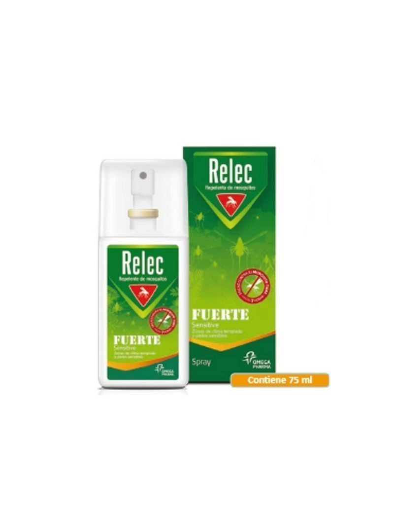 Relec Fuerte Sensitive Spray Repelente De Mosquitos 75ml 3 Relec Fuerte Sensitive Spray Repelente De Mosquitos 75ml