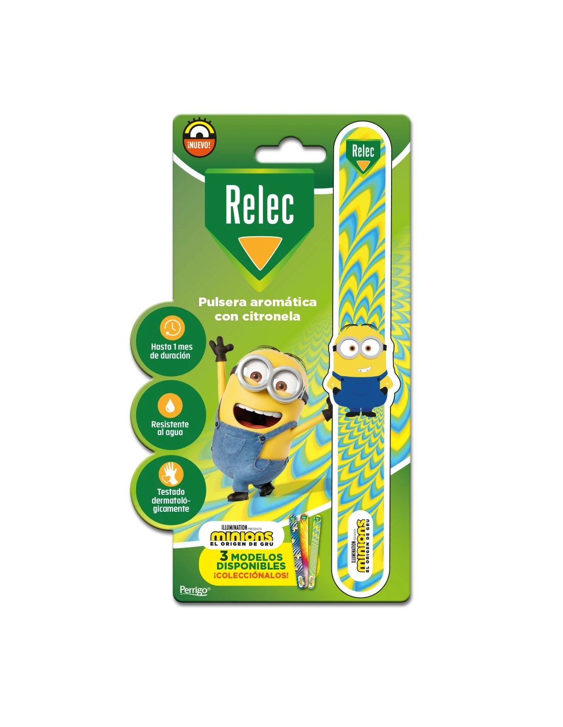 Relec Pulsera Con Citronela Minions 3 Relec Pulsera Con Citronela Minions