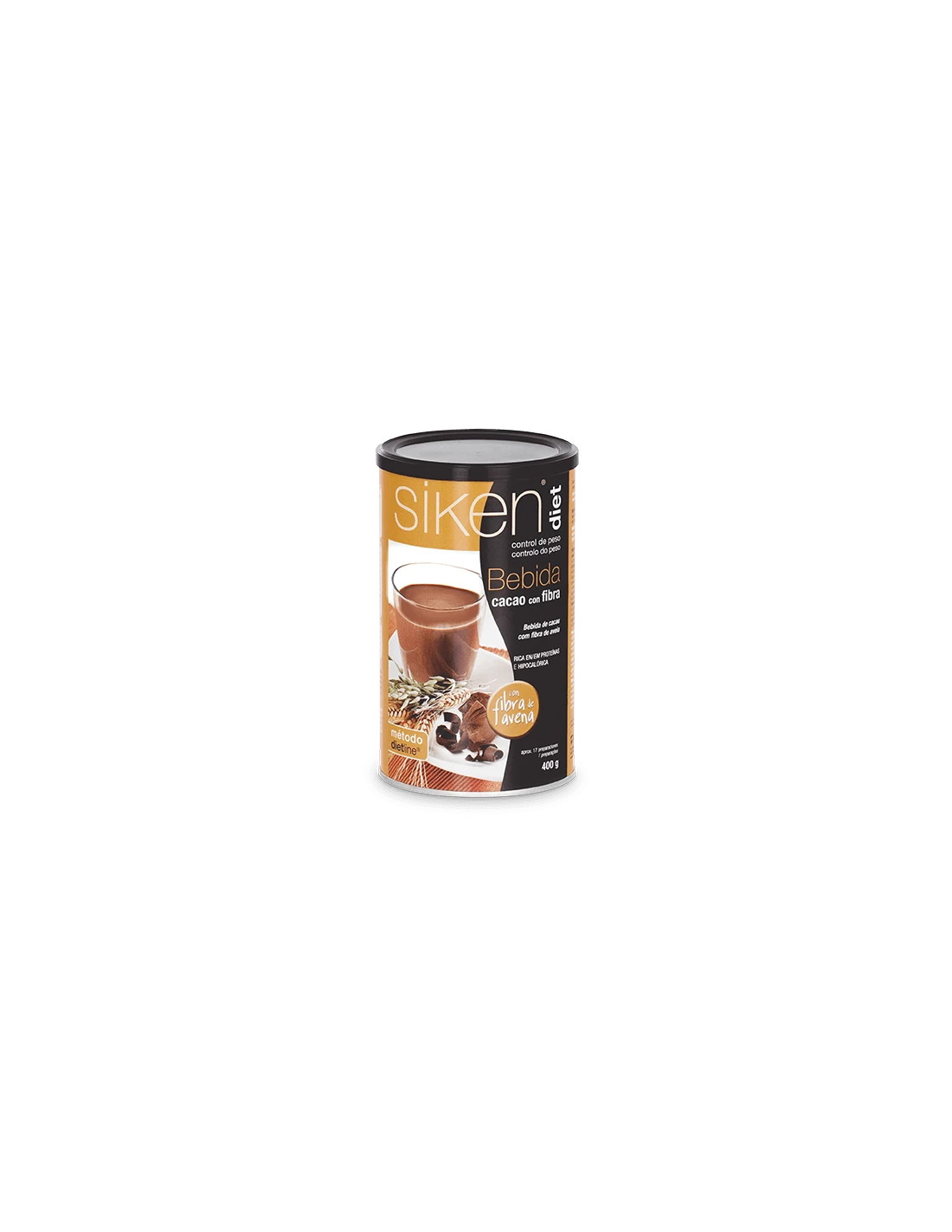 Siken Diet Bebida Cacao Fibra 400g 3 Siken Diet Bebida Cacao Fibra 400g