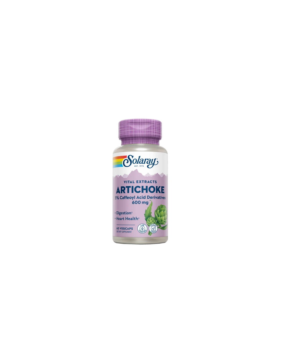 Solaray Artichoke (Alcachofa) 300mg 60 Cápsulas 3 Solaray Artichoke (Alcachofa) 300mg 60 Cápsulas
