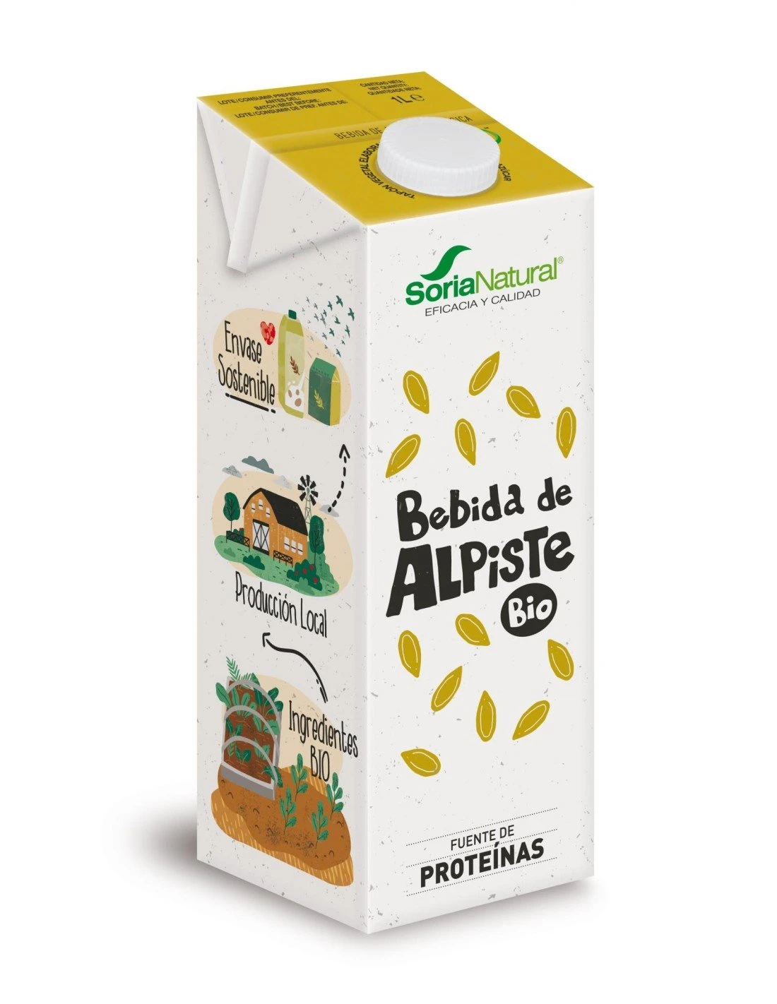 Soria Natural Bebida Vegetal BIO 6x1l 3 Soria Natural Bebida Vegetal BIO 6x1l