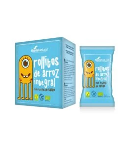 Soria Natural Rollitos Arroz Integral Crema Cacao 4x3 Unidades