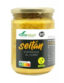 Soria Natural Seitán Esponjoso Al Curry 375g