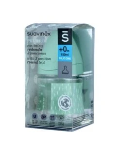 Suavinex Biberón Premium Tetina Silicona 3 Posiciones