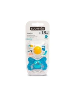 Suavinex Chupete Fusión Tetina Anatómica Silicona +18 Meses 2 Unidades