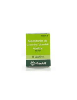 Supositorios Glicerina Vilardell 18 Unidades