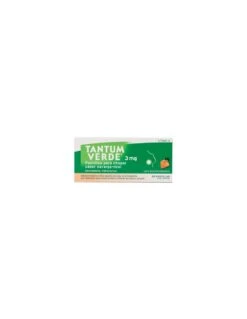 Tantum Verde 3mg 20 Pastillas Para Chupar Sabor Naranja Miel