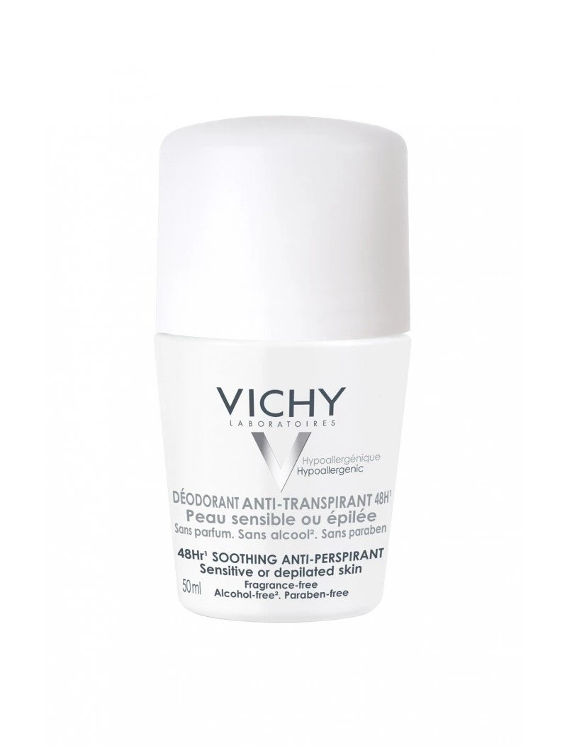 Vichy Desodorante Roll-on Antitranspirante 48h Piel Sensible 50ml 3 Vichy Desodorante Roll-on Antitranspirante 48h Piel Sensible 50ml