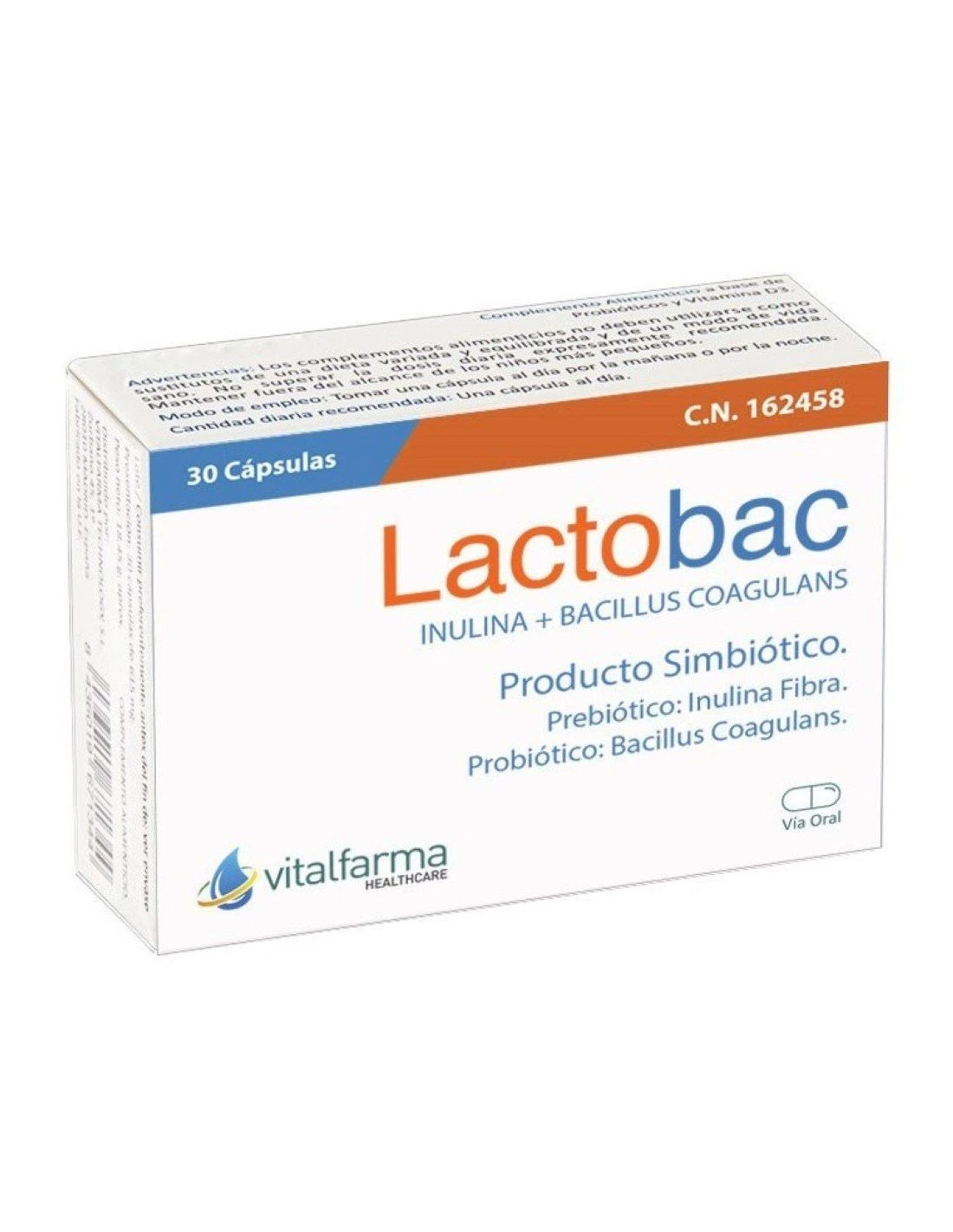 Vitalfarma Lactobac Cápsulas 3 Vitalfarma Lactobac Cápsulas