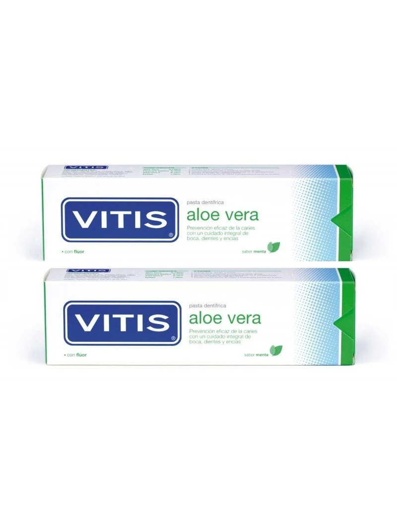 Vitis Aloe Vera Pack Pasta Dentífrica 150ml + 150ml 3 Vitis Aloe Vera Pack Pasta Dentífrica 150ml + 150ml
