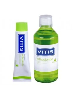 Vitis Orthodontic Pack Colutorio 500ml + Pasta 100ml